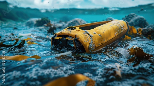 AI-powered ocean plastic cleaning robots