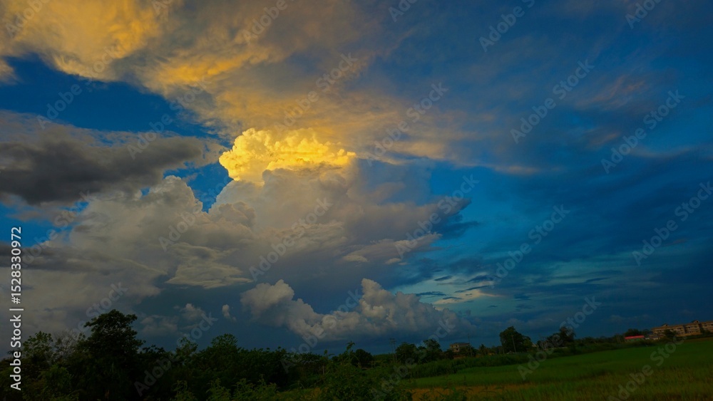 Fototapeta premium An evening sky