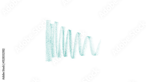 Color Crayon Scribble Textures, Hand Drawn Colorful Pastel Strokes on White Background.
