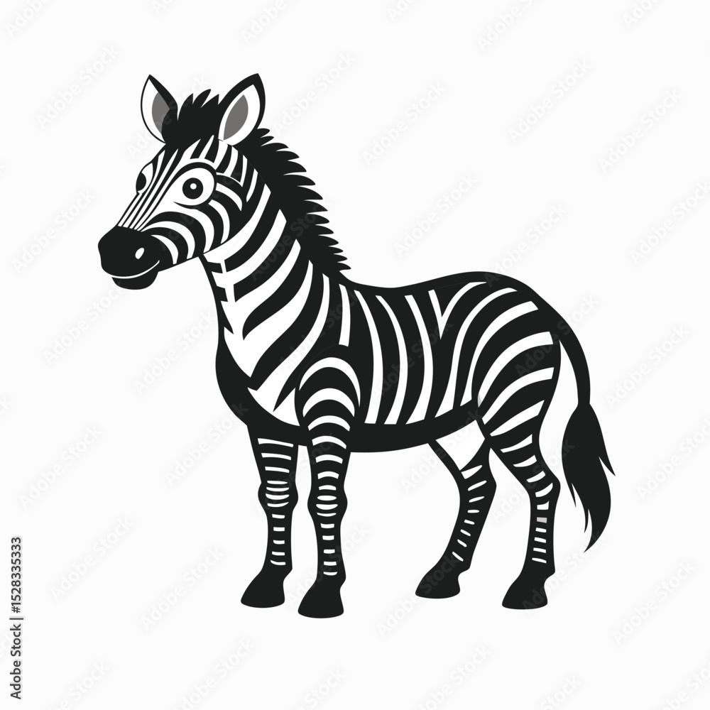 Fototapeta premium zebra vector illustration