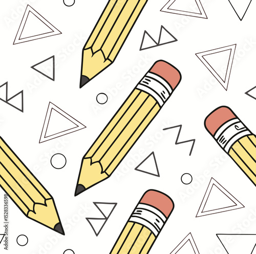 vector illustration of pencil