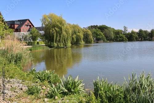 Blick auf den Schloonsee bei Heringsdorf auf der Ostseeinsel Usedom