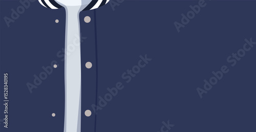 Panoramic design web background stylish clothes, space for advertising text - Vector illustration