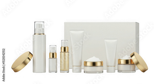 Wallpaper Mural Luxury Skincare Set: Elegant Packaging, Premium Cosmetics Torontodigital.ca