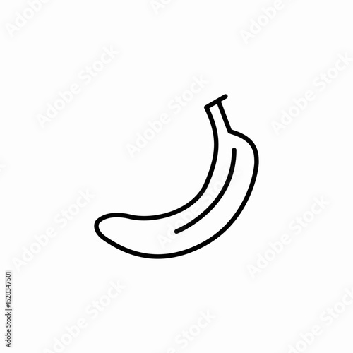banana single icon sign vector