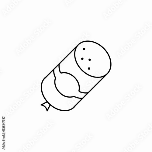 bologna weiner icon sign vector