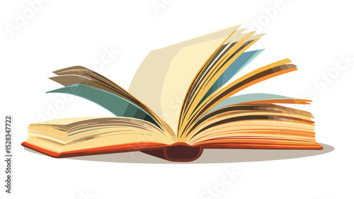 Modern Book Icon Vector Illustration for Graphic Design Projects