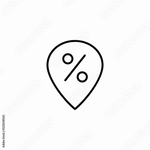deal locator icon sign vector
