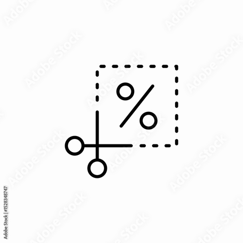 discount grid icon sign vector
