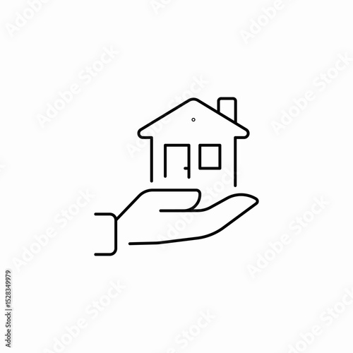 house offer icon sign vector