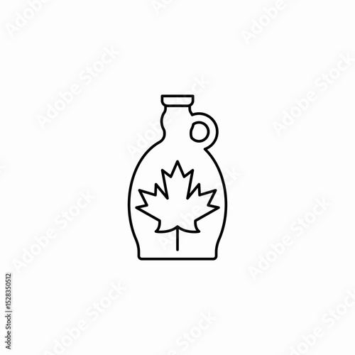 maple syrop icon sign vector