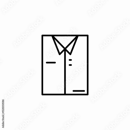mens shirt icon sign vector