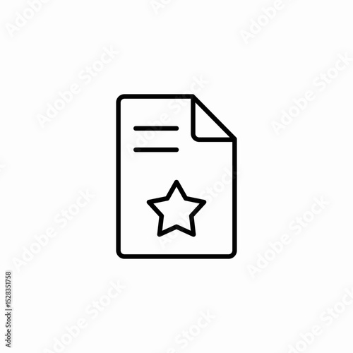 review feedback sheet icon sign vector