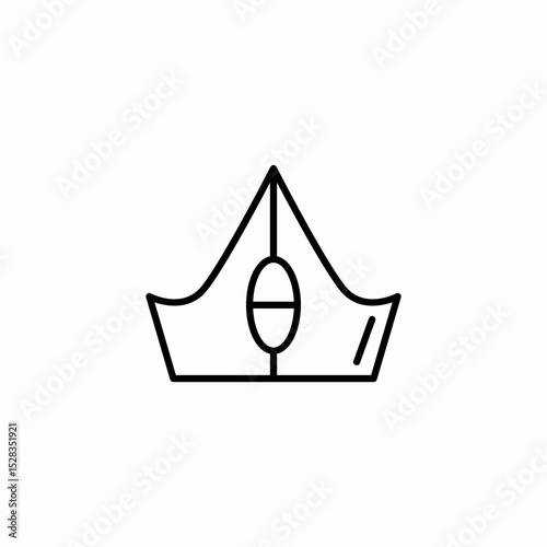 royal crown icon sign vector