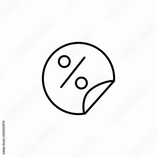sale label sticker icon sign vector