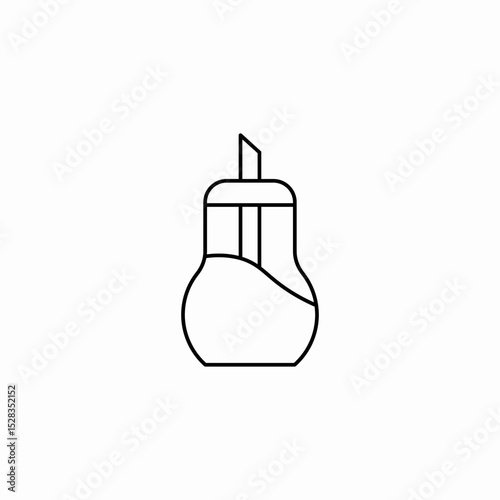 salt bottle icon sign vector