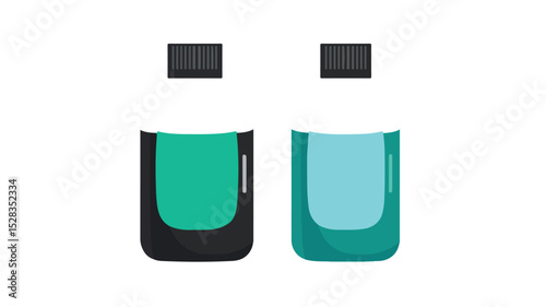 Professional Mouthwash Icon Vector Illustration Isolated on White Background