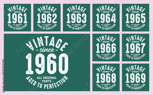 Vintage since 1960 all original parts aged to perfection