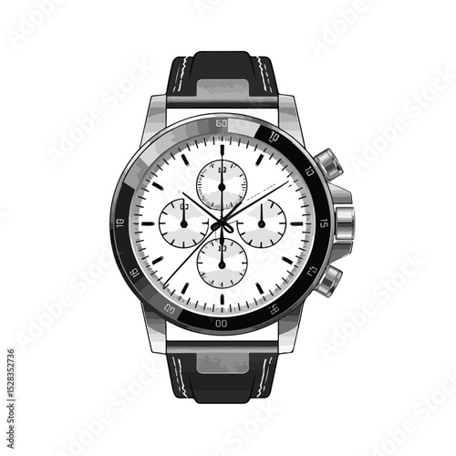 Professional Modern Design Watch Icon Vector Image for Graphic Designs