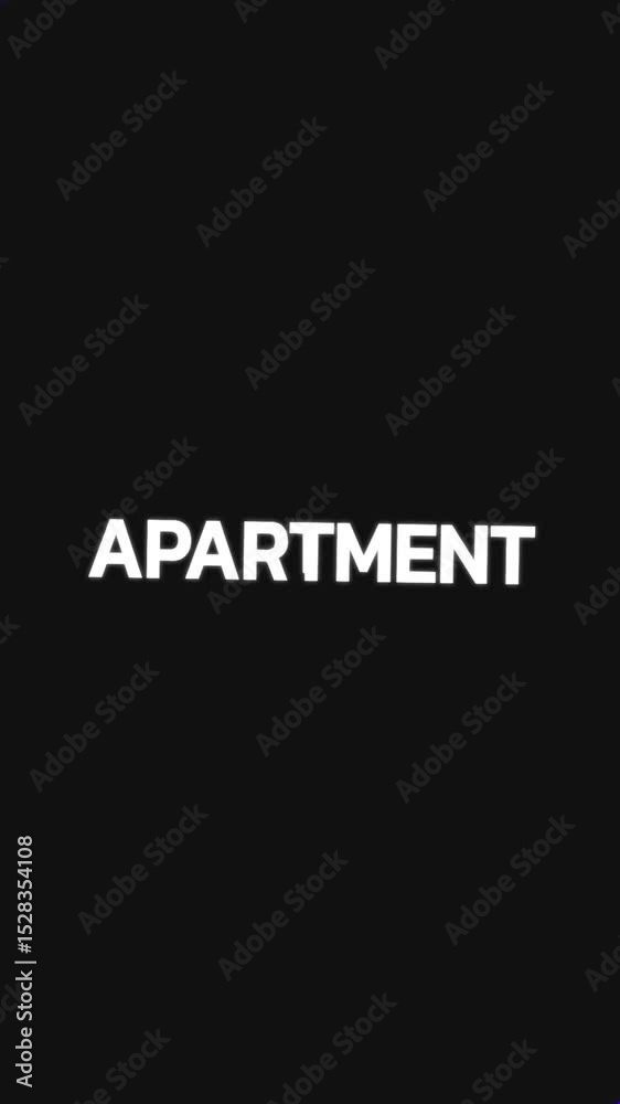 Looping vertical video with rotating text background featuring the word Looping vertical video with rotating text background featuring the word