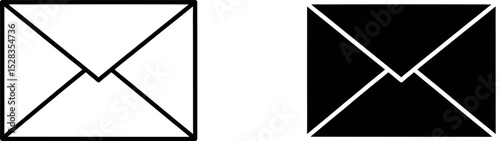 Mail icon set. email icon vector. E-mail icon.