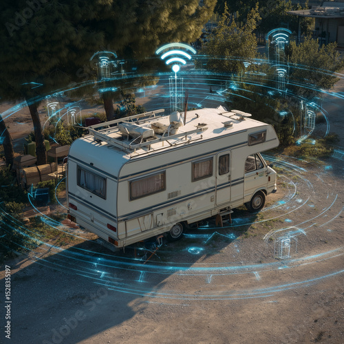 wohnwagen, wohnmobil., wlan, absichern, alarm, alarmanlage, vernetzt, daten, data, staelit, empfang, lan, satelit, empfang, data, 5g, lte, 4g, anenne, camping, die chaoscamper, karawane, anhänger, cam