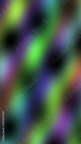 Flowing aurora animation over forest in vivid northern night sky