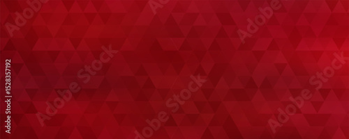 Red triangles - seamless geometric background. Vector illustration, fully editable, you can change the shape and color