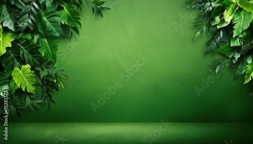 Vibrant Green Background Fresh and Natural Backdrops for Your Designs