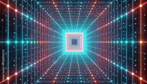 Vibrant Neon Light Background