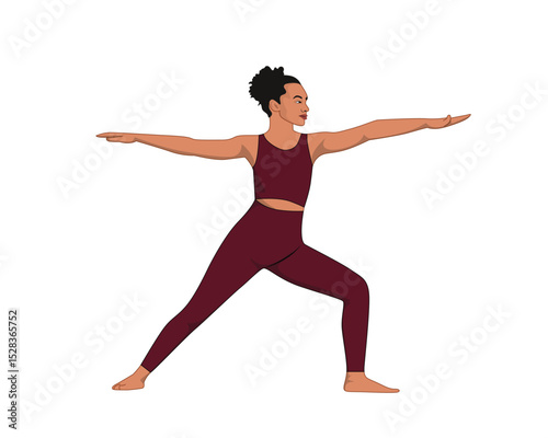 Young sexy girl doing yoga exercise for good health