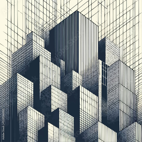 skyscrapers in the city