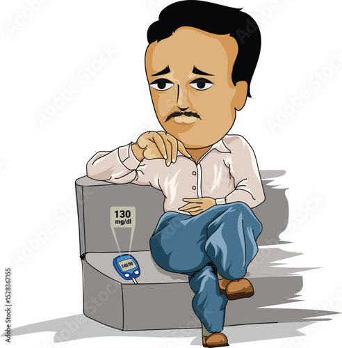 Thinking Human in high blood sugar.eps
