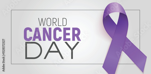 cancer, day, world, awareness, ribbon, disease, epilepsy, symbol, illness, concept, month, support, charity, campaign, illustration