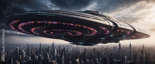 A massive otherworldly alien spacecraft