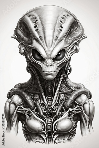 Portrait of an alien

