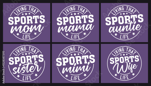 Living that sports mom life t shirt design