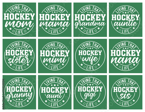 Living that hockey mom life t shirt design