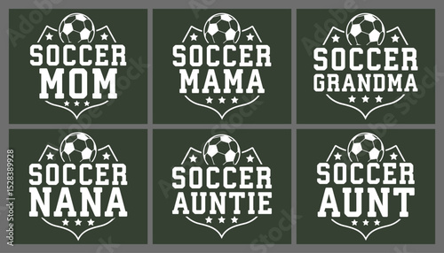 Soccer mama t shirt design bundle