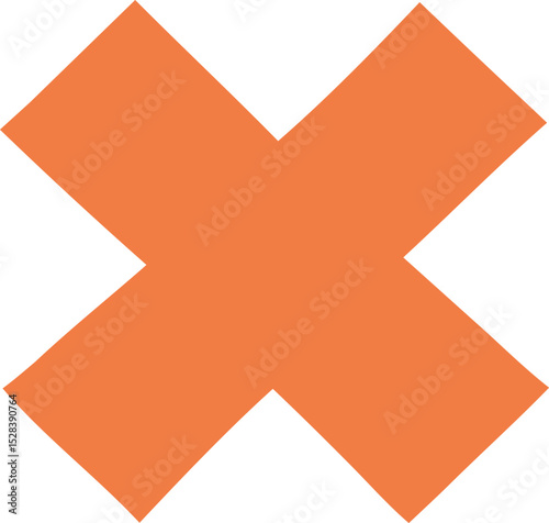  Cross, Disapprove, or Wrong Choice Vector icons on a white background eps