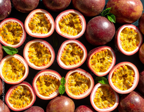 Passion fruit still life photograph