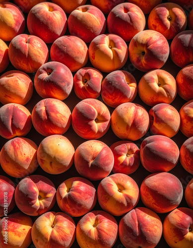 Peach still life photograph