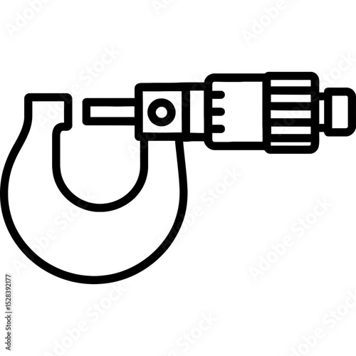 Clean mechanical tool outline with bold lines