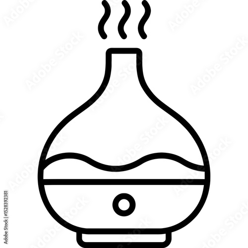 Outline icon of essential oil diffuser
