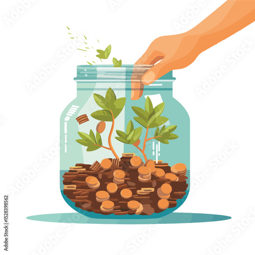 Crowd Funding Management Poster Design for Financial Campaign Marketing