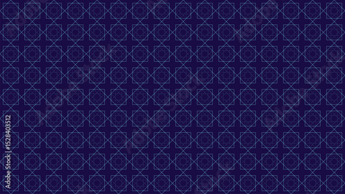 Colorful Geometric Vector Background – Fully Editable Islamic Pattern