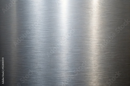Shiny polished silver metal texture with a mirror like reflective surface texture background photo