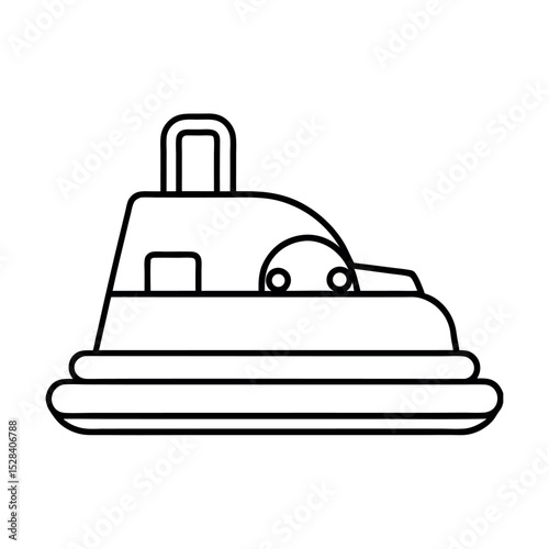 Industrial Lapping Equipment Drawing Vector