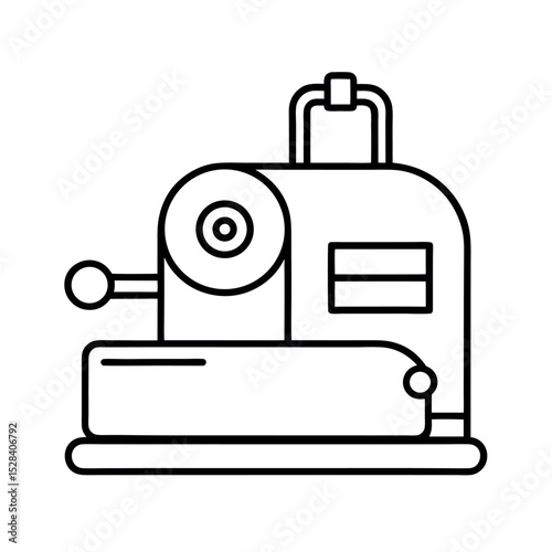 Precision Lapping Tool Outline Vector Art
