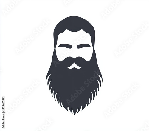 Man with a full beard and mustache